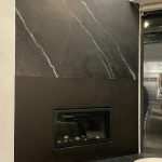 Faux Marble Fireplace